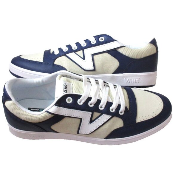 Vans Men's Lowland Cc New Varsity 2 Tone Blue White Skate Shoes All Sizes NIB - Picture 1 of 5